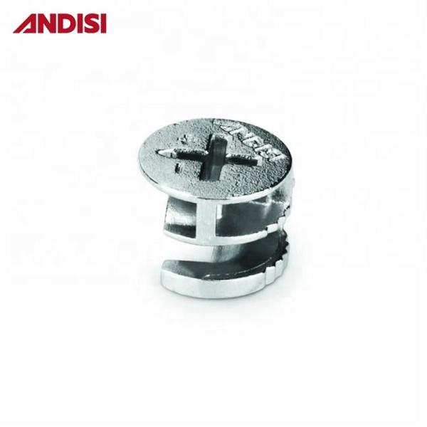 Other Furniture Hardware D15x12 Zinc Alloy Eccentric Cam Wheel Mini Fix KD Fittings