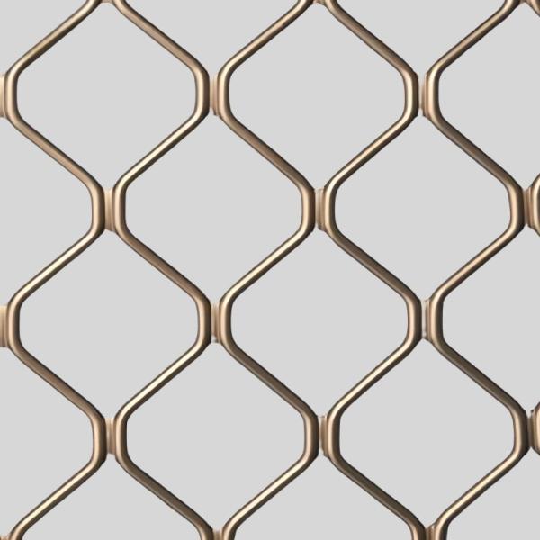 Moustiquaires de fenêtre en aluminium à motif diamant, Grillage de sécurité en métal déployé