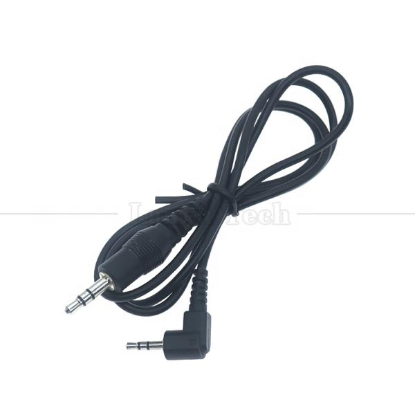 Customization 2.5mm Male to 90 Degree Right Angle 3.5mm Male Stereo Jack Aux Audio Converter Adapter Cable