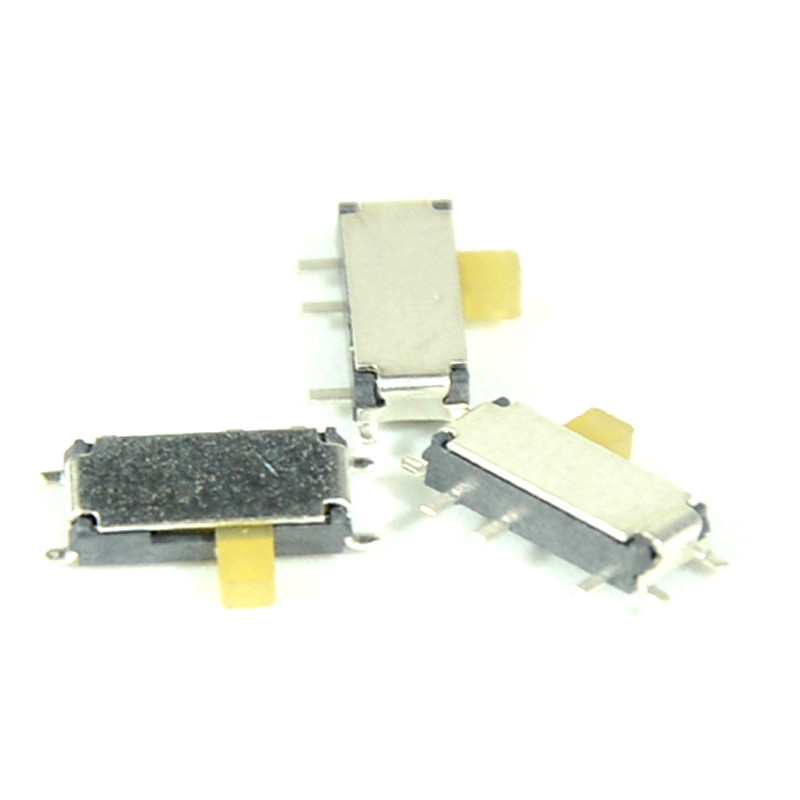 Переключатель скольжения, 3P2T 7pin для переключателя Smd игрушки сползая, горизонтального бортового переключателя тактичности нажима, тумблера прерывателя включеный-выключеного