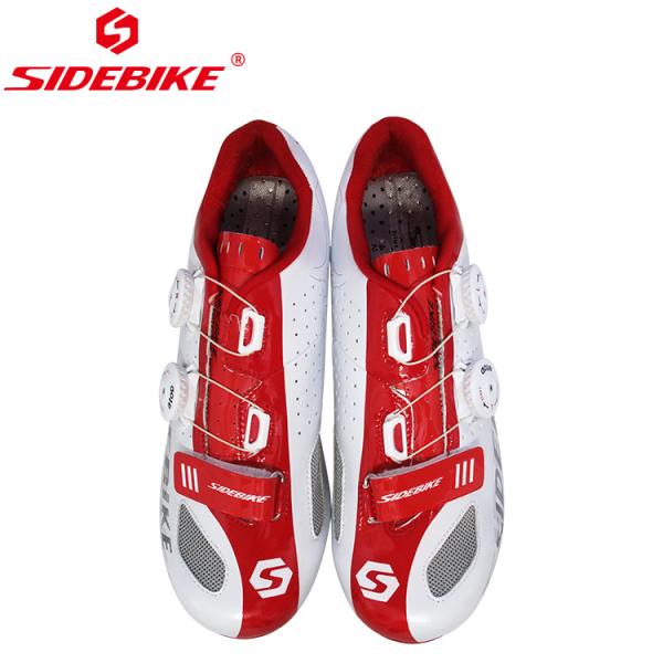 Athletic Speed Breathable Cycling Shoes , Road Riding Shoes Good Shock Absorption