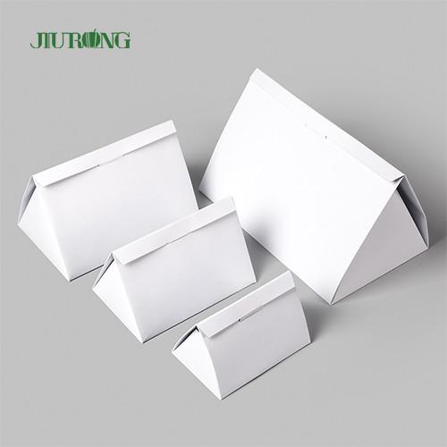 Disposable Cardboard Catering Food Paper Packaging Box With Lid Window