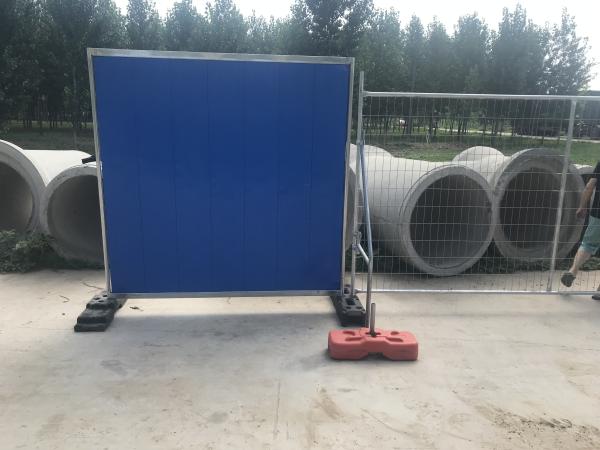 Temporary Steel Hoarding Colour Bond Steel Fencing 2.0mtr x 2.2mtrs