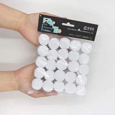 Parures de nettoyage à haute densité pour armes à feu Tissu de nettoyage rond non tissé