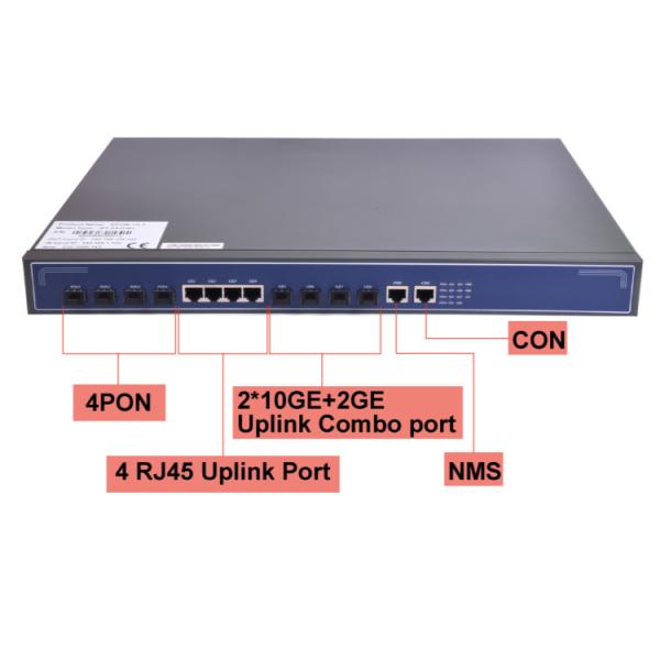 Сеть 20KM EPON GEPON 4 гаван GPON OLT ГИГАБИТА оптически