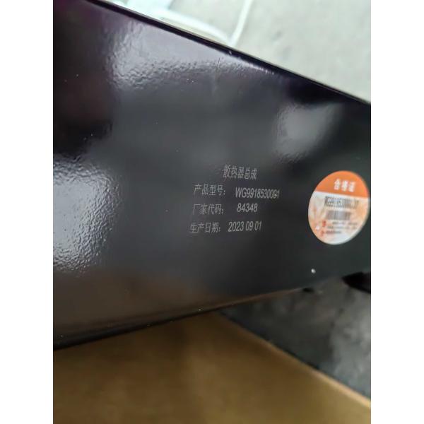 WG9918530001 Радиатор HOWO Части грузовика Части кабины