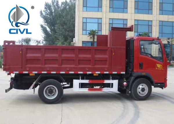 Sinotruk 3-5 Tons HOWO Light Duty Commercial Trucks 6 Tires Van Cargo Truck 3-6ton load capacity