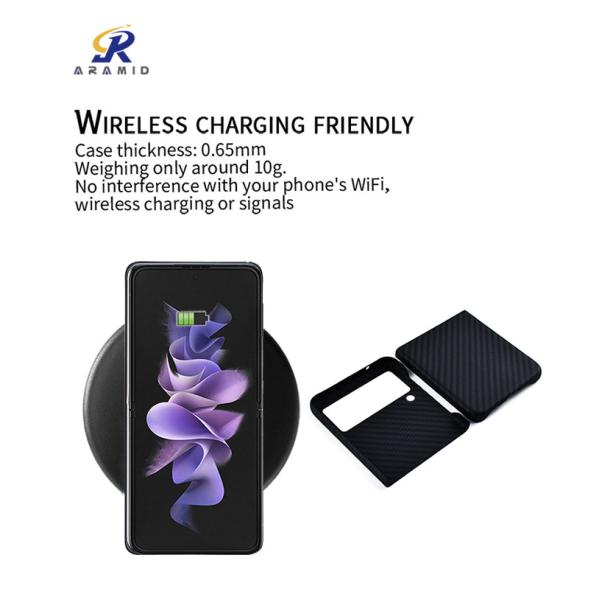 Пуленепробиваемые крышки сотового телефона волокна углерода Aramid на сальто 3 Samsung z