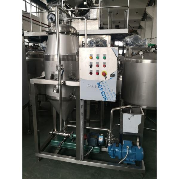 2.5-15kw Vacuum Degasser Tank for Milk Beverage Deaeration in Manufacturing Plant