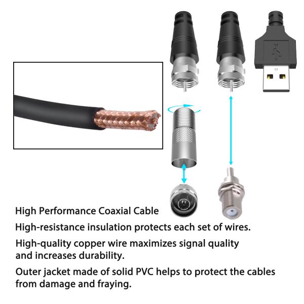 150 milhas HD Car Ground Satellite Digital TV Antenna com Amplificador V56/U390 28dBi