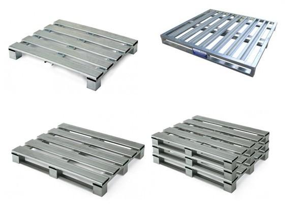 heavy duty stackable standard steel pallet , metal pallet for warehouse and logistics