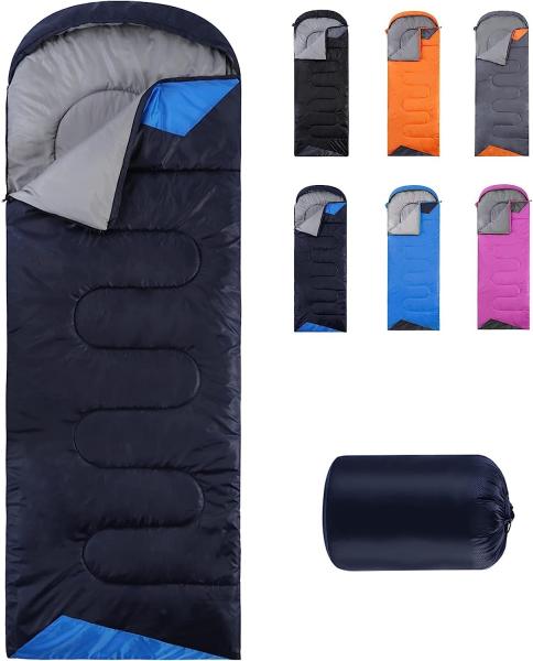 Outdoor Sleeping Bag, Cold Weather Sleeping Bag for Girls Boys Mens for Warm Camping Hiking Outdoor Travel Hunting