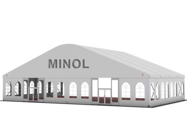 15 Meters Wide 35 Meters Long Curved Roof Outdoor Party Tent