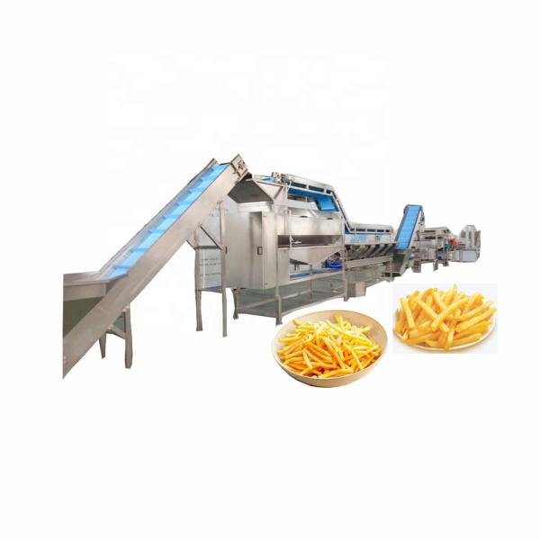 high quality full automatic fresh frozen french fries frying production line equipment lays potato chips making machine price
