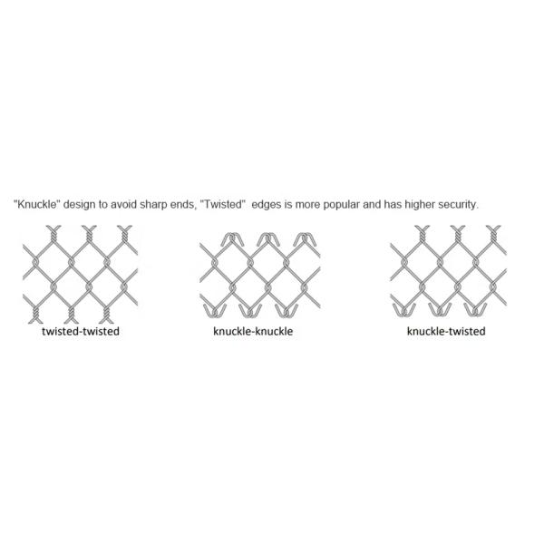 Hot Dipped / Electro Galvanized Cyclone Wire Mesh Garden Security Fence Chain Link Fence