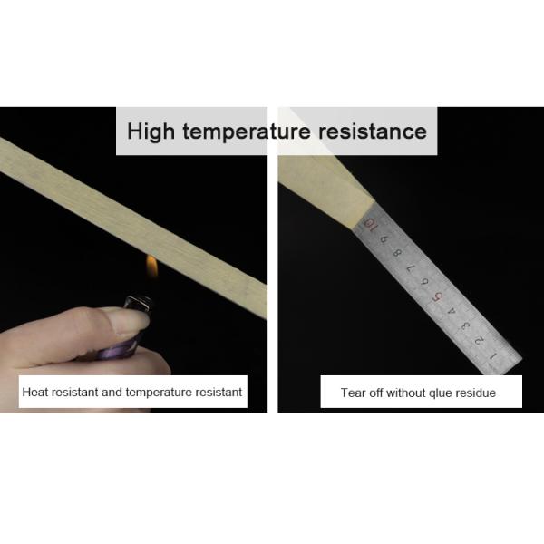 24mm Yellow Masking Tape For Car Heat Resistant And Customized Logo