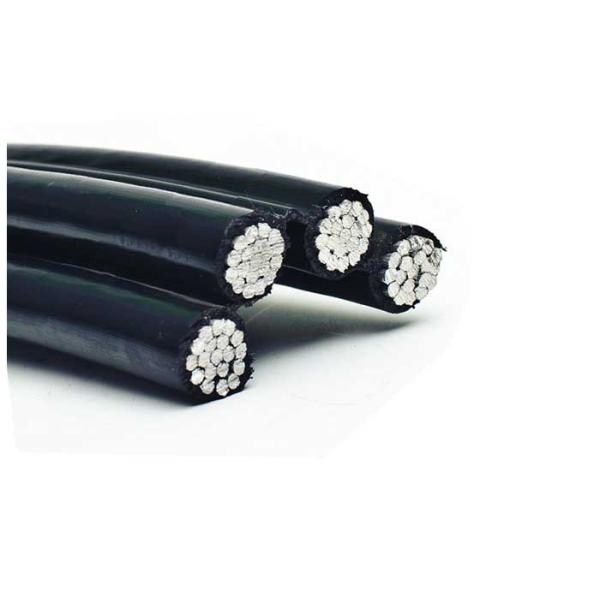 Quadruplex PVC Drop Urd Power XLPE Electrical Cable Aluminum ABC Cable 75℃