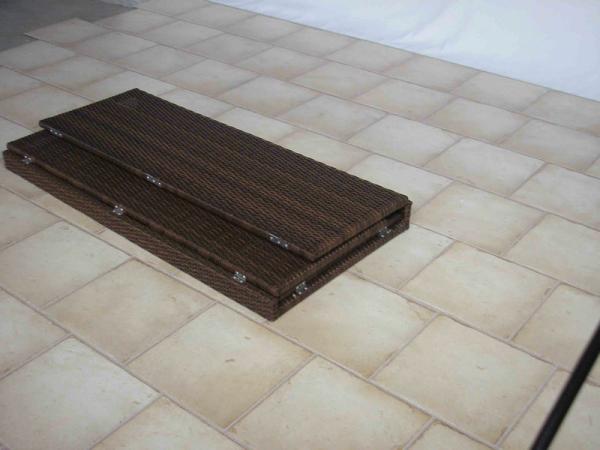Brown Resin Wicker Storage Box