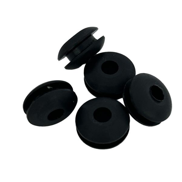 Welcome OEM/ODM Double-sided Silicone Rubber Motor Wire Bushing Rings in Various Sizes and Diameters with Perforated Plugs