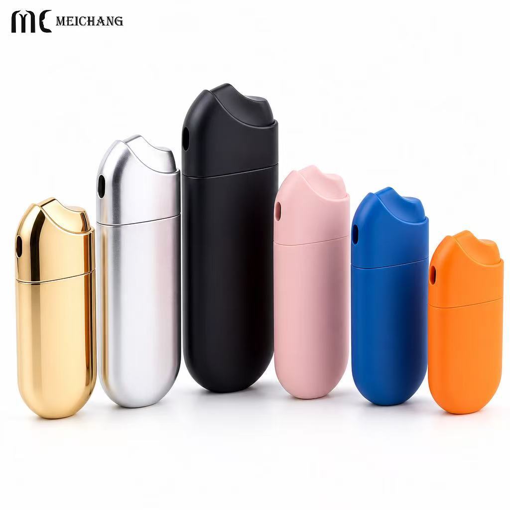 10ml, 15ml, 20ml Pebble Shaped Refillable Fine Mist Spray Bottle (MC-1211)