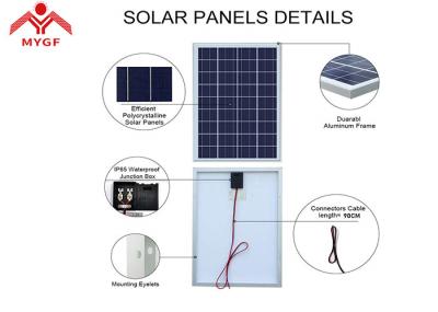 Durable Polycrystalline Solar Panel Alu Minum Alloy Anodized High Ammonia Resistance