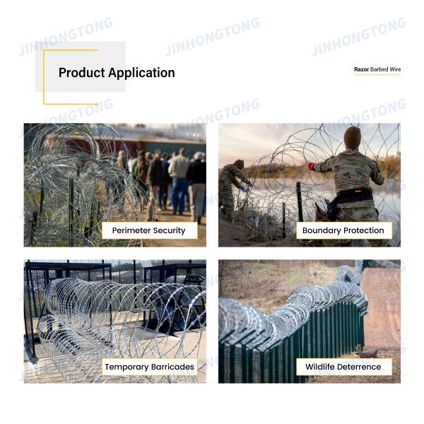 Q195 Q235 1006 1008 Hot Dipped Galvanized PVC Coated Barbed Wire Razor Barb Wire 25FT 18 Gauge Great for Security Fencing