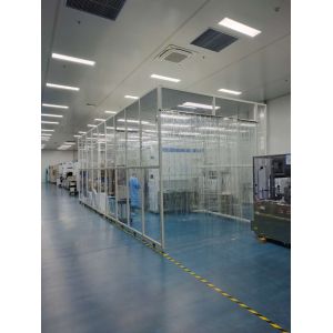 Modular Clean Room with 0.45m/s Air Speed and SUS304 Material for Quick Assembly in Sterile Environments