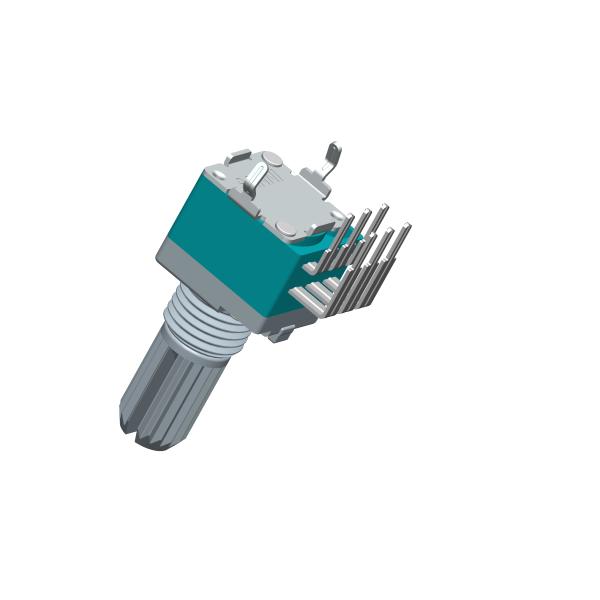 Manufacturer 9mm Vertical Type Rotary Potentiometer Dual Gang Potentiometer For Audio Application