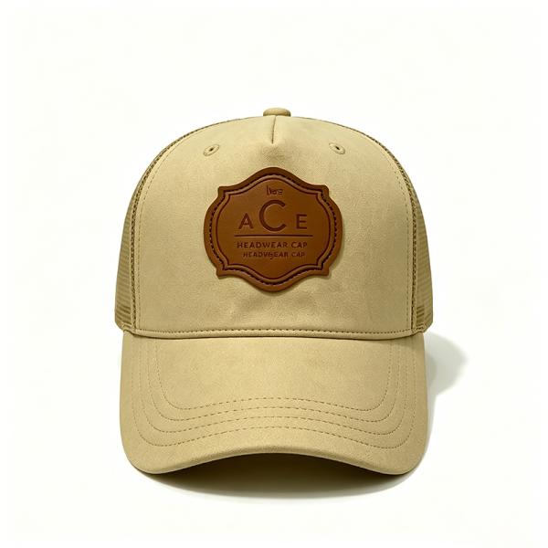 Customized 6 Panel Trucker Cap with High Profile Crown and Absorbent Cotton Sweatband for All Seasons
