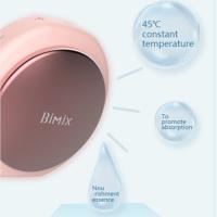 Cepillo de limpiamiento de 140g 1000mAh de la cara linda rosada del silicón