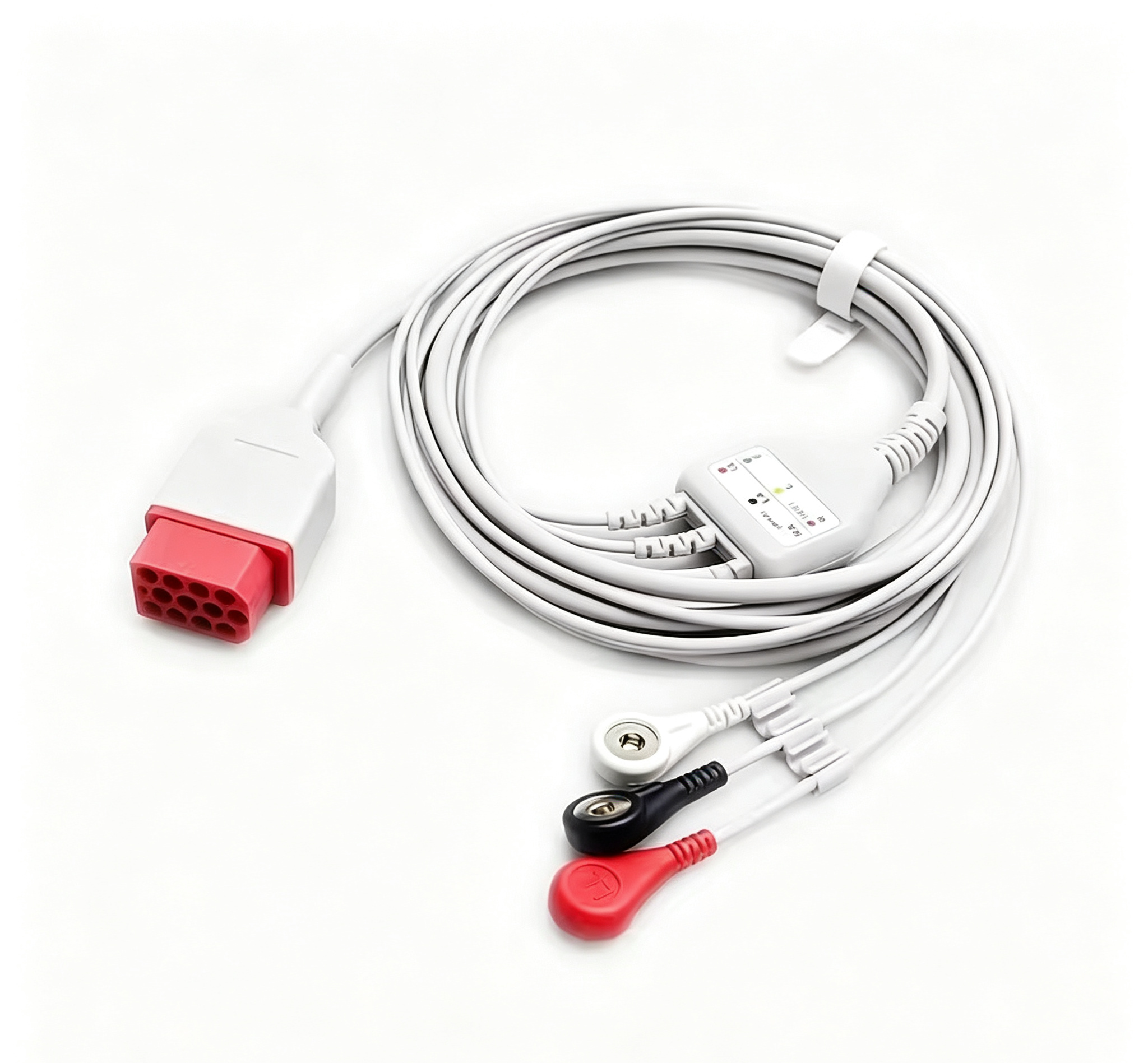 3.2m Bionet ECG Cable 12 Pin 3 Lead ECG Cable AHA For Bionet BM5