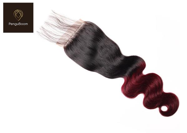 1b99j Bw Fk Body Wave Colored Human Hair Bundles And Closure No Pungent Odor