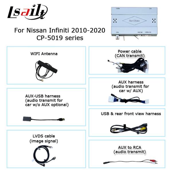 Lsailt Wireless Carplay Android Auto Interface For Nissan 370z Fairlady Z IT08 08IT Include Japan Spec