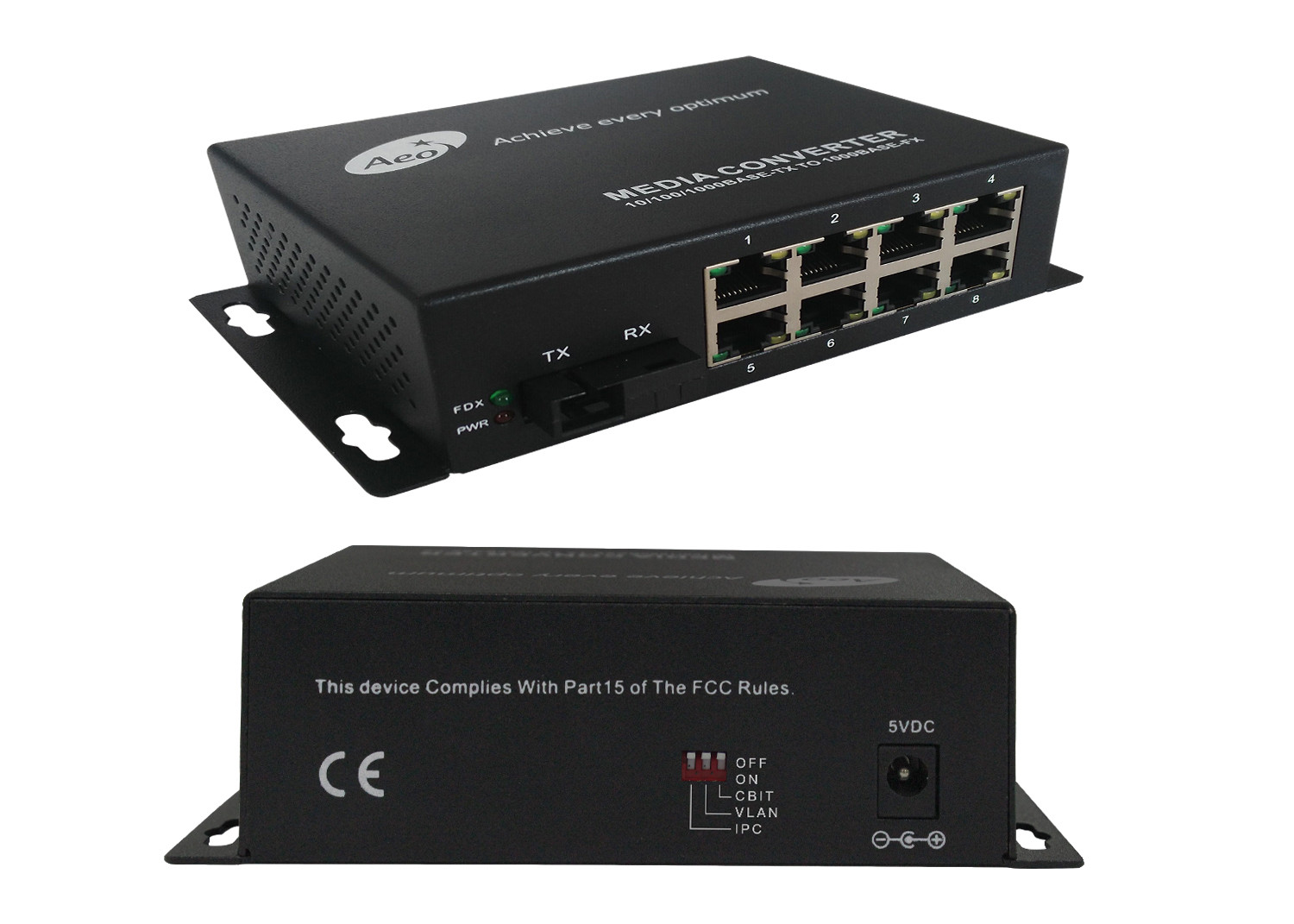 волокно конвертера средств массовой информации волокна гигабита 28Gbps мультимодное двойное