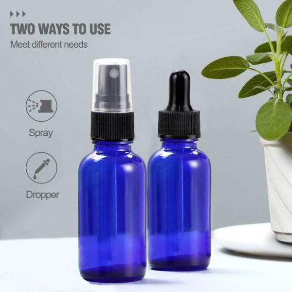 Стекло 30ml Бостон Eco дружелюбное разливает пурпур по бутылкам с завинчивыми пробками