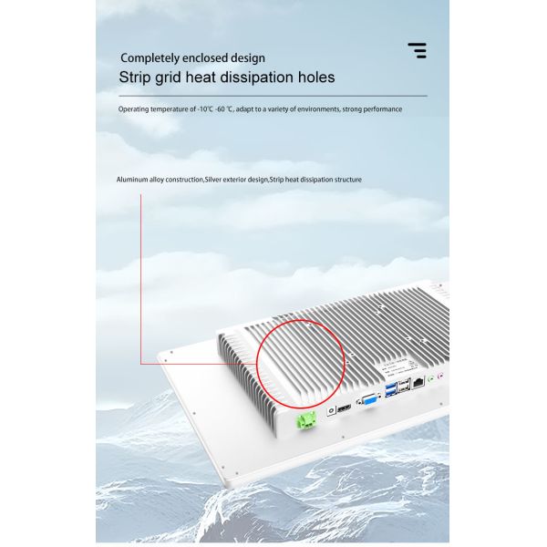 Huiyuan 17-21.5 Sunlight Readable 1500 Nits Outdoor Capacitive Touch Screen LCD Open Frame Panel PC Monitor-Stock