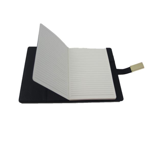 Custom LED Logo PU Leather Notebook For Business Office Usage