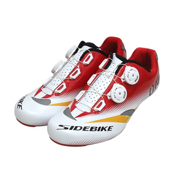 Colored Road Racing Bicycle Shoes , Dampproof Road Bike Cycling Shoes Mesh Lining