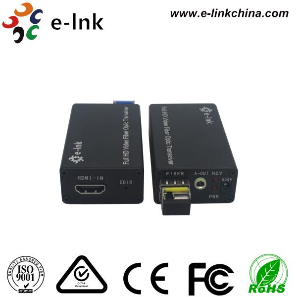 Мини наполнитель оптического волокна HDMI с внешним стерео аудио
