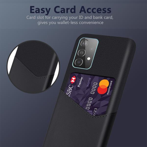 Scratch Proof Card Holder Mobile Cover , PU Leather Fall Protection Phone Case For Samsung