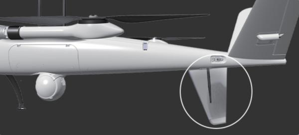 CP15 Electric VTOL UAV has 70km/h cruising speed and 30km control radius with 5.0kg maximum load weight.