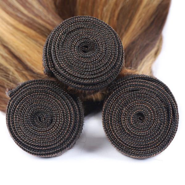 Raw Cambodian Hair Bundle Double Drawn Human Hair Weave Bundles for B2B Purchases