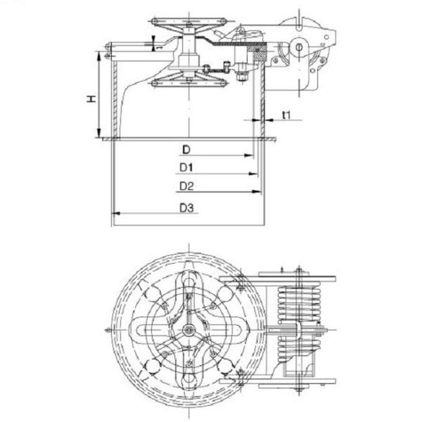 Тип быстрый действующий Watertight небольшой оборудовать круга CB/T 3842 a морского пехотинца люкового закрытия