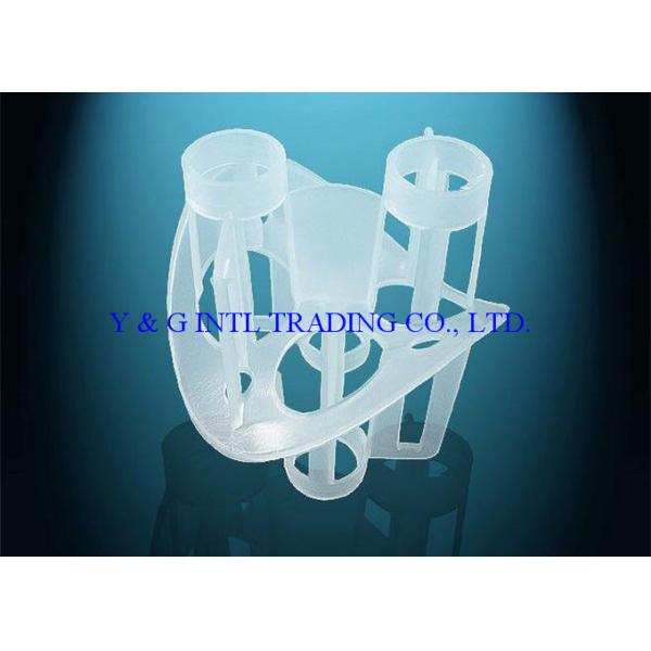 Acid Gas Absorption Plastic Heilex Ring , PP PE CPVC RPP PVDF Random Plastic Packing