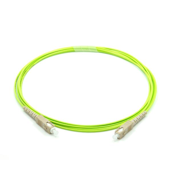 fiber patch cord multimode Simplex 3.0mm  LSZH  SC PC - SC PC OM5 2m