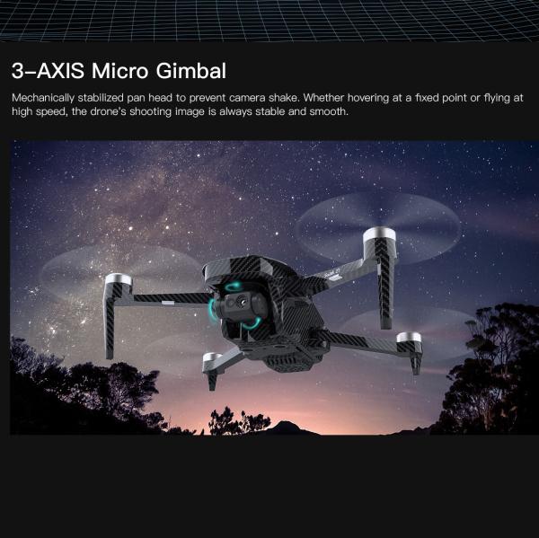 Drone professionnel 2T avec 3 axes Gimbal 4K caméra thermique