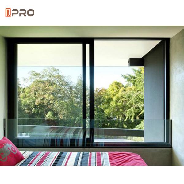 Smooth T5 6063 Aluminum Sliding Windows Non Thermal Break