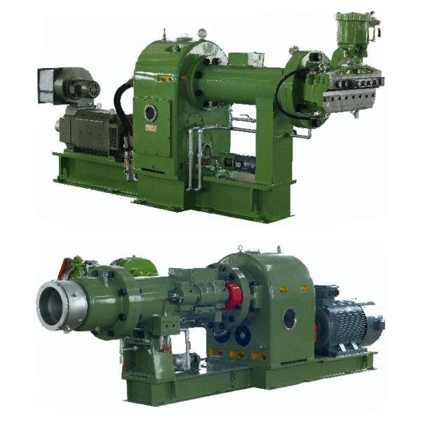 Rubber Extrusion Line with Heat-feed Single Screw Extruder, Variable Rotation Speed, and Multi-functional Head Piece for Hose Making