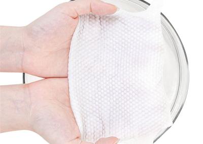 Cor 100% branca personalizada da tela de Tencel Spunlace largura não tecida para limpar o pano