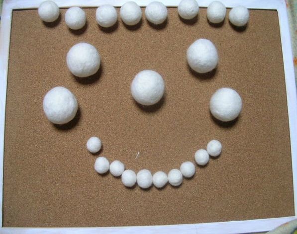 china factory Colored Pure Genuine 6-Pack XL 100% Wool Dryer Balls